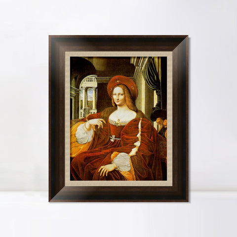INVIN ART Framed Canvas Art Giclee Print Series#072 by Leonardo da Vinci Wall Art Living Room Home Office Decorations