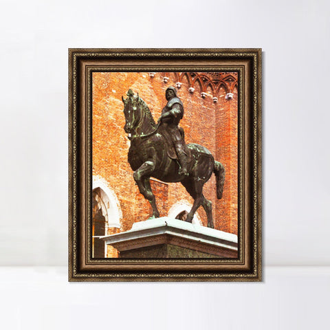 INVIN ART Framed Canvas Art Giclee Print Series#076 by Leonardo da Vinci Wall Art Living Room Home Office Decorations