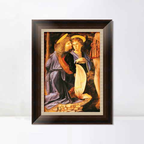 INVIN ART Framed Canvas Art Giclee Print Series#079 by Leonardo da Vinci Wall Art Living Room Home Office Decorations