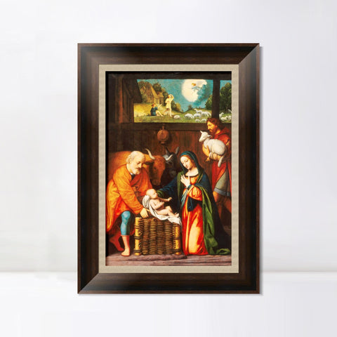 INVIN ART Framed Canvas Art Giclee Print Series#082 by Leonardo da Vinci Wall Art Living Room Home Office Decorations