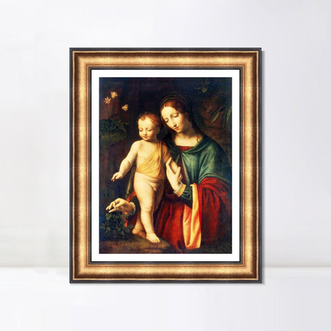INVIN ART Framed Canvas Art Giclee Print Series#083 by Leonardo da Vinci Wall Art Living Room Home Office Decorations