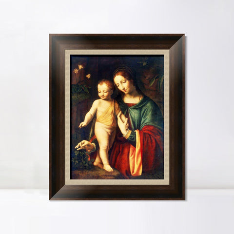 INVIN ART Framed Canvas Art Giclee Print Series#083 by Leonardo da Vinci Wall Art Living Room Home Office Decorations
