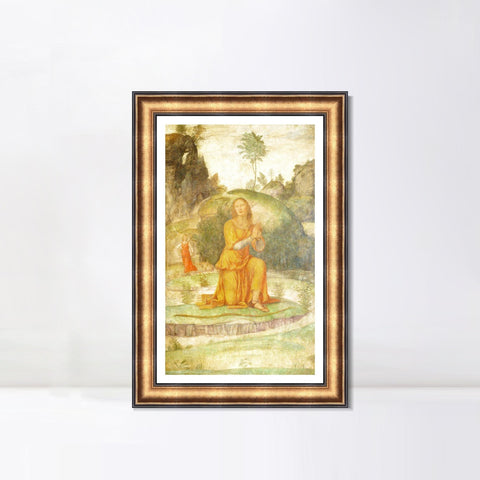 INVIN ART Framed Canvas Art Giclee Print Series#085 by Leonardo da Vinci Wall Art Living Room Home Office Decorations