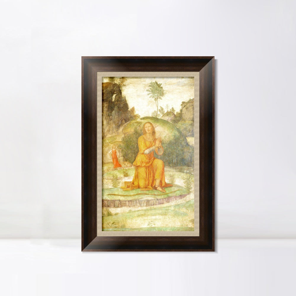 INVIN ART Framed Canvas Art Giclee Print Series#085 by Leonardo da Vinci Wall Art Living Room Home Office Decorations