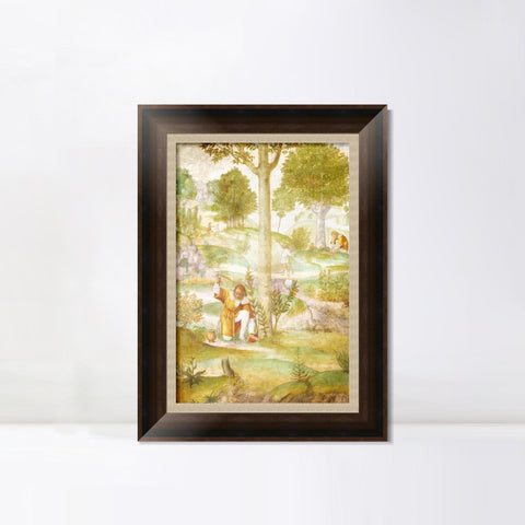 INVIN ART Framed Canvas Art Giclee Print Series#086 by Leonardo da Vinci Wall Art Living Room Home Office Decorations