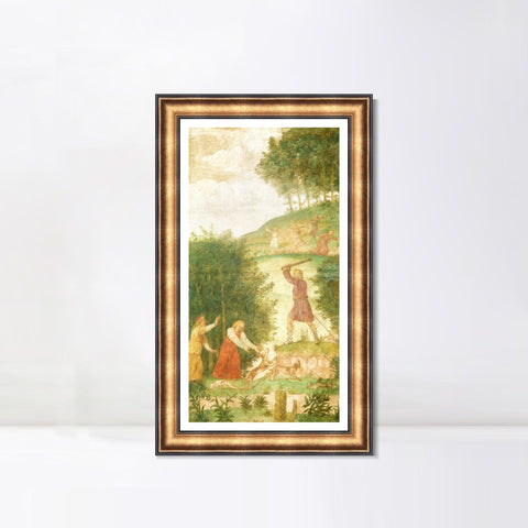 INVIN ART Framed Canvas Art Giclee Print Series#088 by Leonardo da Vinci Wall Art Living Room Home Office Decorations