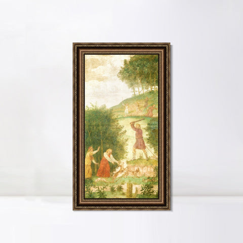 INVIN ART Framed Canvas Art Giclee Print Series#088 by Leonardo da Vinci Wall Art Living Room Home Office Decorations