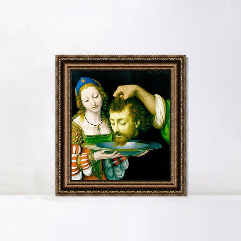 INVIN ART Framed Canvas Art Giclee Print Series#093 by Leonardo da Vinci Wall Art Living Room Home Office Decorations