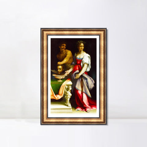 INVIN ART Framed Canvas Art Giclee Print Series#094 by Leonardo da Vinci Wall Art Living Room Home Office Decorations