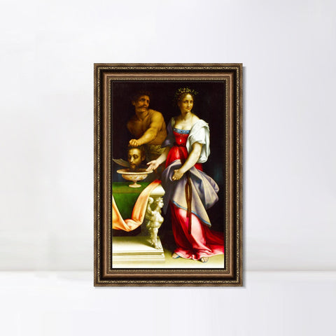 INVIN ART Framed Canvas Art Giclee Print Series#094 by Leonardo da Vinci Wall Art Living Room Home Office Decorations