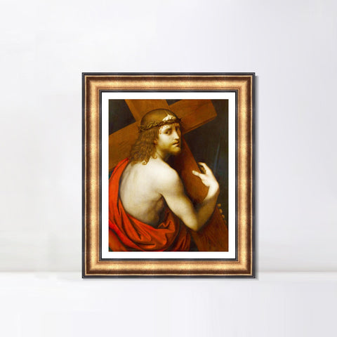 INVIN ART Framed Canvas Art Giclee Print Series#095 by Leonardo da Vinci Wall Art Living Room Home Office Decorations