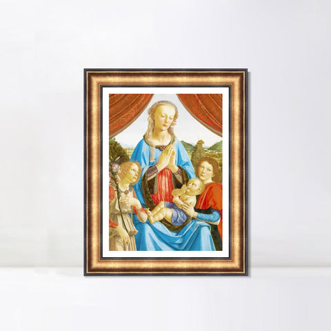 INVIN ART Framed Canvas Art Giclee Print Series#098 by Leonardo da Vinci Wall Art Living Room Home Office Decorations