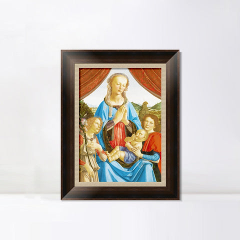 INVIN ART Framed Canvas Art Giclee Print Series#098 by Leonardo da Vinci Wall Art Living Room Home Office Decorations
