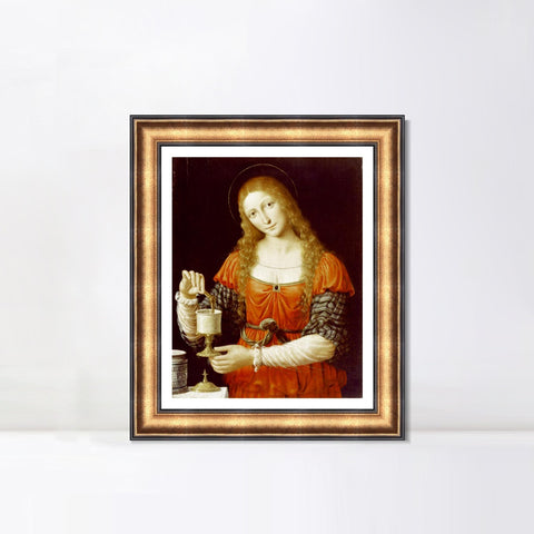 INVIN ART Framed Canvas Art Giclee Print Series#101 by Leonardo da Vinci Wall Art Living Room Home Office Decorations