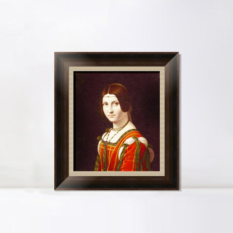 INVIN ART Framed Canvas Art Giclee Print Series#103 by Leonardo da Vinci Wall Art Living Room Home Office Decorations