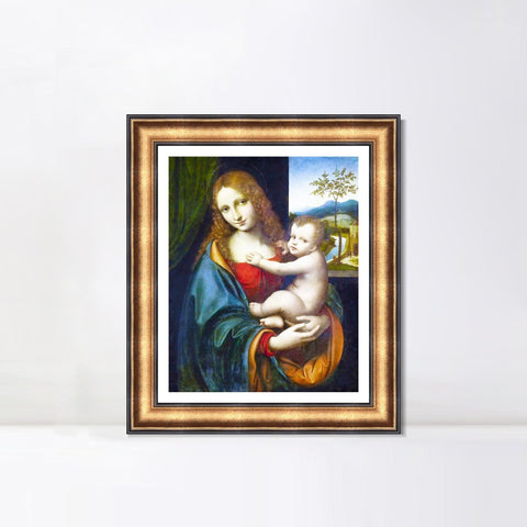 INVIN ART Framed Canvas Art Giclee Print Series#106 by Leonardo da Vinci Wall Art Living Room Home Office Decorations