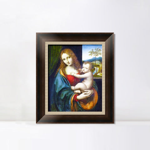 INVIN ART Framed Canvas Art Giclee Print Series#106 by Leonardo da Vinci Wall Art Living Room Home Office Decorations