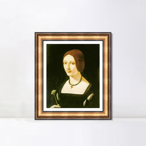 INVIN ART Framed Canvas Art Giclee Print Series#107 by Leonardo da Vinci Wall Art Living Room Home Office Decorations