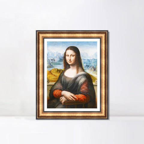 INVIN ART Framed Canvas Art Giclee Print Series#110 by Leonardo da Vinci Wall Art Living Room Home Office Decorations