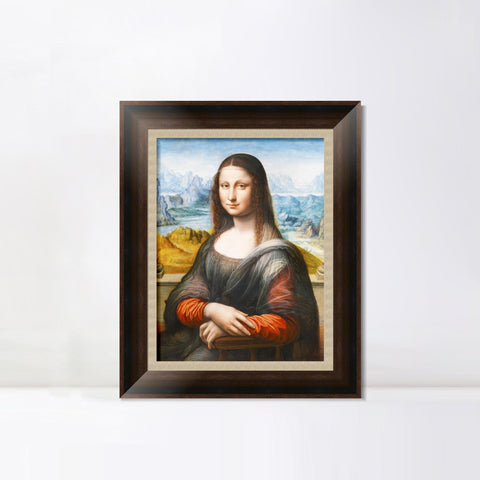 INVIN ART Framed Canvas Art Giclee Print Series#110 by Leonardo da Vinci Wall Art Living Room Home Office Decorations