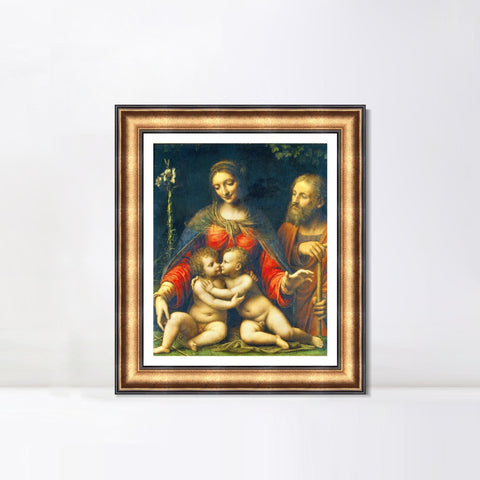 INVIN ART Framed Canvas Art Giclee Print Series#113 by Leonardo da Vinci Wall Art Living Room Home Office Decorations