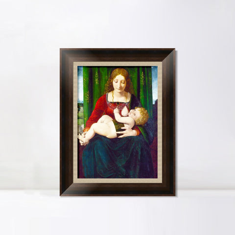 INVIN ART Framed Canvas Art Giclee Print Series#123 by Leonardo da Vinci Wall Art Living Room Home Office Decorations