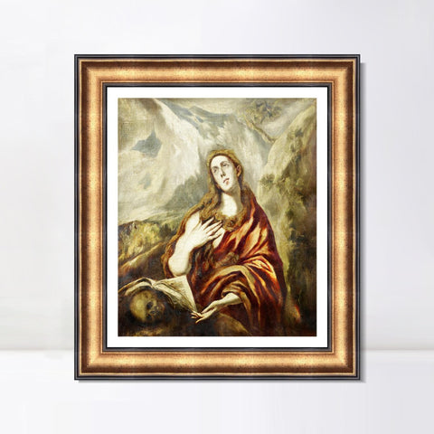 INVIN ART Framed Canvas Art Giclee Print Series#013 by El Greco Wall Art Living Room Home Office Decorations