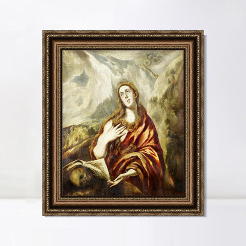 INVIN ART Framed Canvas Art Giclee Print Series#013 by El Greco Wall Art Living Room Home Office Decorations