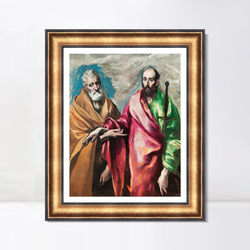 INVIN ART Framed Canvas Art Giclee Print Series#022 by El Greco Wall Art