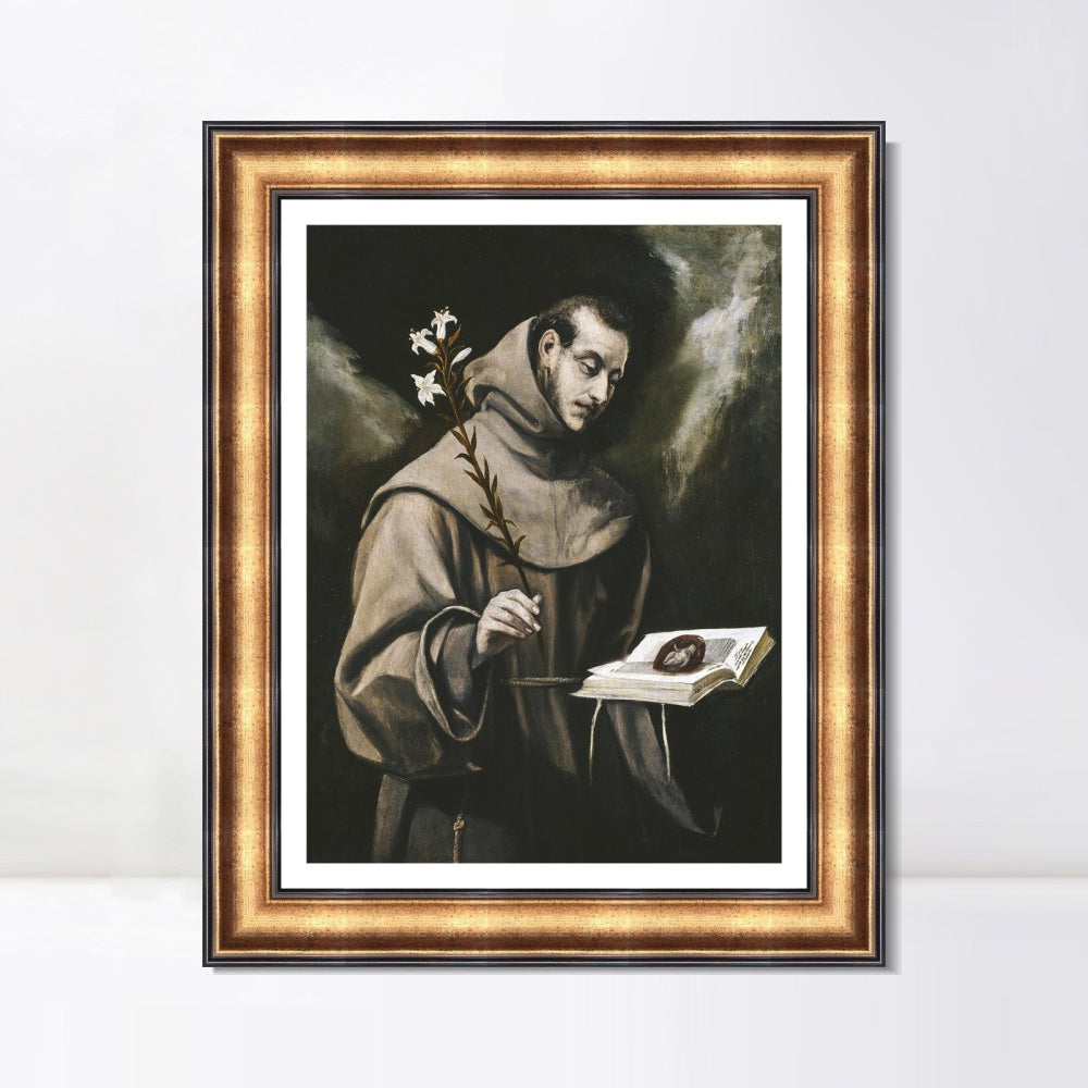 INVIN ART Framed Canvas Art Giclee Print Series#024 by El Greco Wall Art