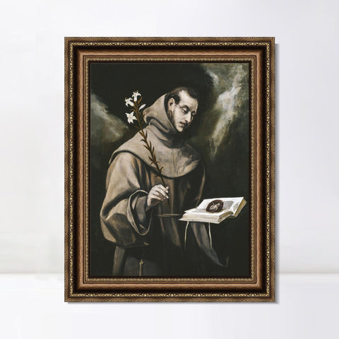 INVIN ART Framed Canvas Art Giclee Print Series#024 by El Greco Wall Art Living Room Home Office Decorations