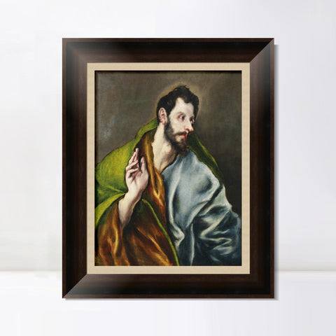INVIN ART Framed Canvas Art Giclee Print Santo Tomás by El Greco Wall Art Living Room Home Office Decorations