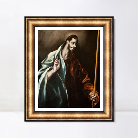 INVIN ART Framed Canvas Art Giclee Print Series#037 by El Greco Wall Art Living Room Home Office Decorations