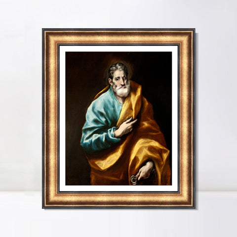 INVIN ART Framed Canvas Art Giclee Print Series#040 by El Greco Wall Art Living Room Home Office Decorations