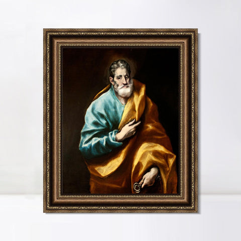INVIN ART Framed Canvas Art Giclee Print Series#040 by El Greco Wall Art Living Room Home Office Decorations