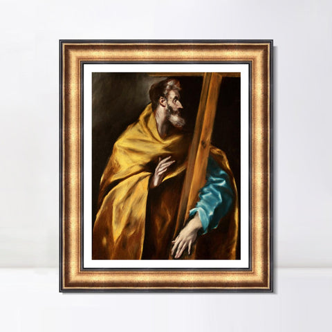 INVIN ART Framed Canvas Art Giclee Print Series#041 by El Greco Wall Art Living Room Home Office Decorations