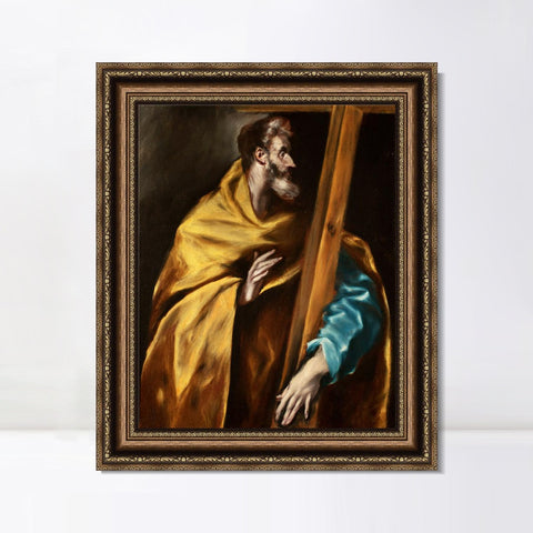 INVIN ART Framed Canvas Art Giclee Print Series#041 by El Greco Wall Art Living Room Home Office Decorations
