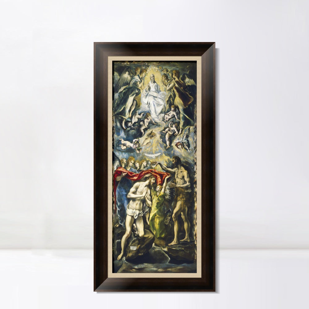 INVIN ART Framed Canvas Art Giclee Print Series#050 by El Greco Wall Art