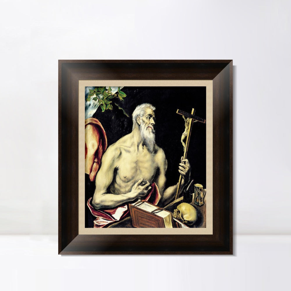 INVIN ART Framed Canvas Art Giclee Print Series#053 by El Greco Wall Art