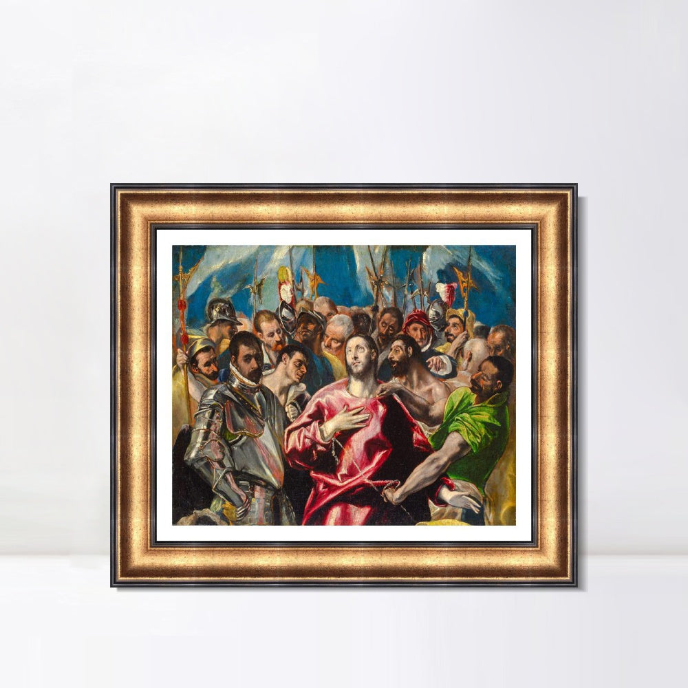 INVIN ART Framed Canvas Art Giclee Print Series#064 by El Greco Wall Art