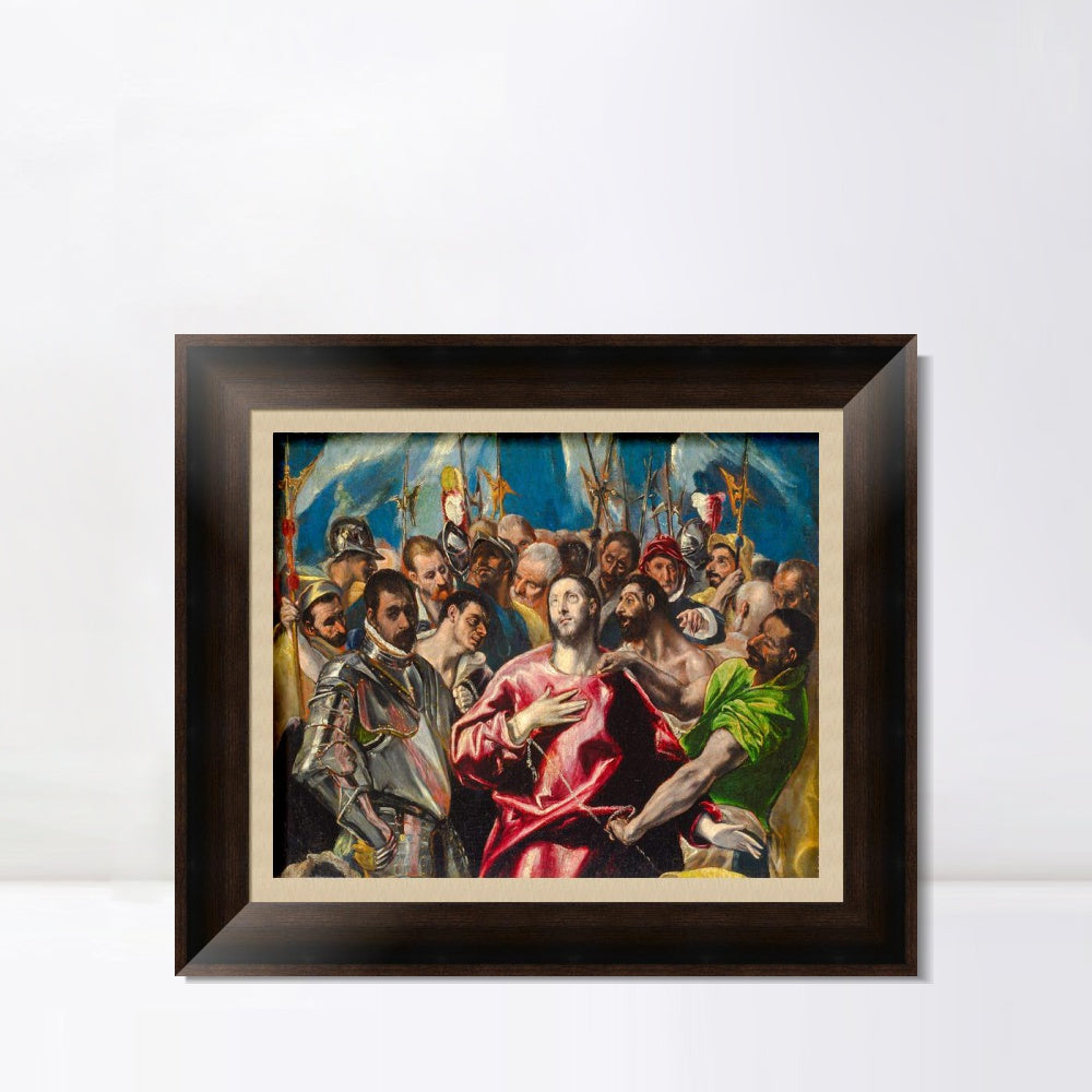 INVIN ART Framed Canvas Art Giclee Print Series#064 by El Greco Wall Art