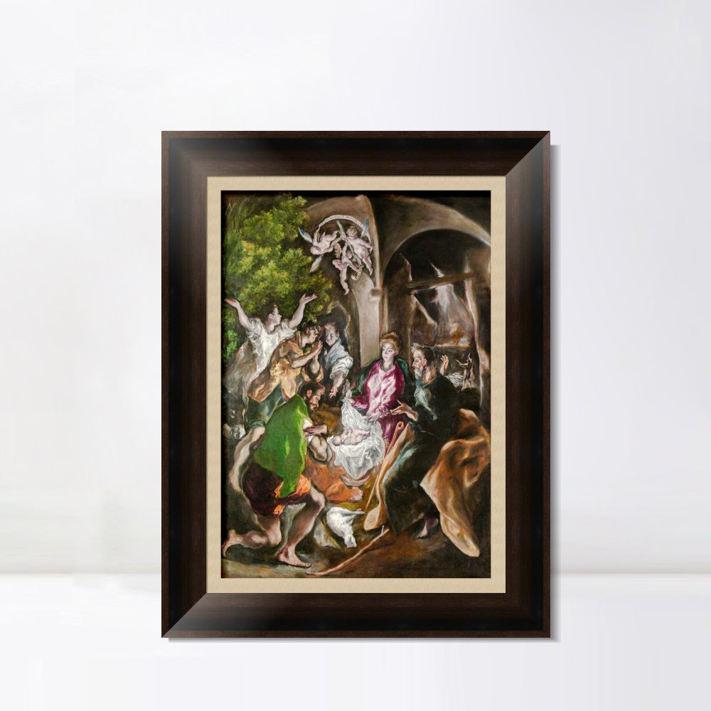 INVIN ART Framed Canvas Art Giclee Print Series#069 by El Greco Wall Art