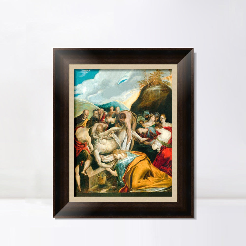 INVIN ART Framed Canvas Art Giclee Print Series#077 by El Greco Wall Art