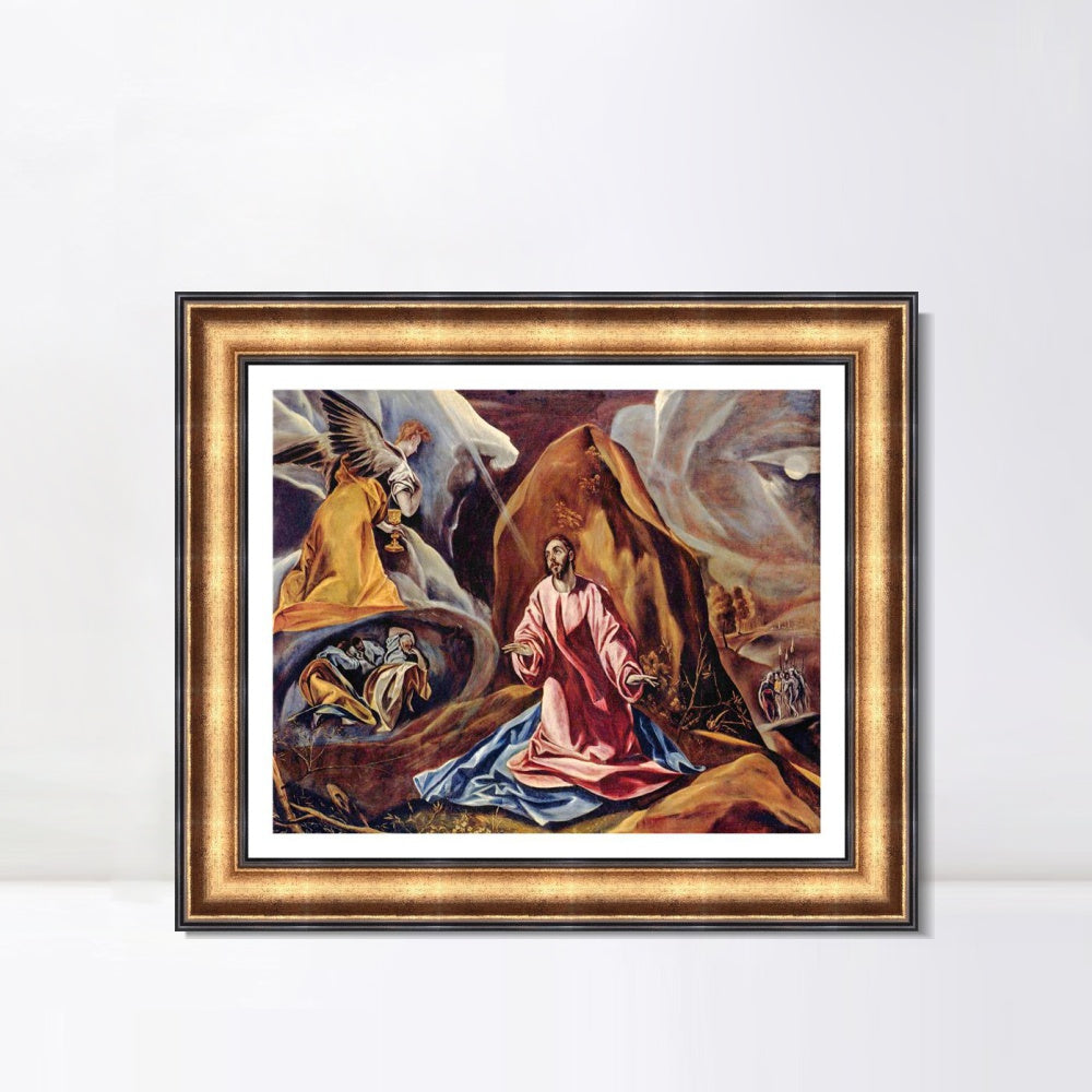 INVIN ART Framed Canvas Art Giclee Print Series#084 by El Greco Wall Art