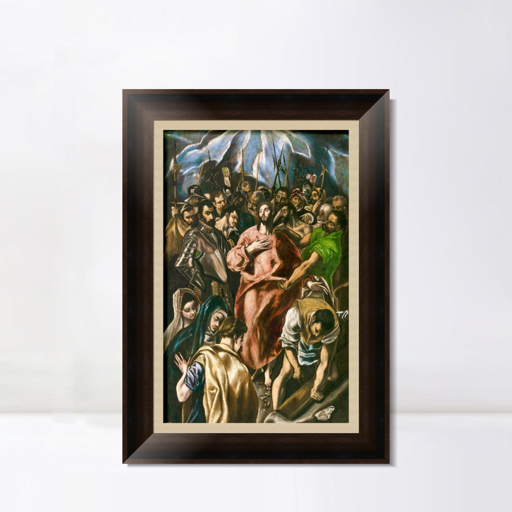 INVIN ART Framed Canvas Art Giclee Print Series#086 by El Greco Wall Art