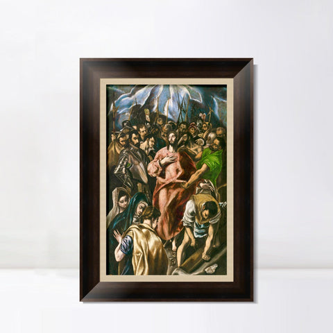 INVIN ART Framed Canvas Art Giclee Print Series#086 by El Greco Wall Art Living Room Home Office Decorations