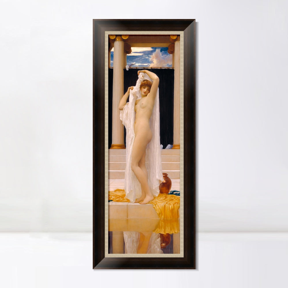 INVIN ART Framed Canvas Art Giclee Print Daedalus And Icarus by Lord Frederick Leighton Wall Art