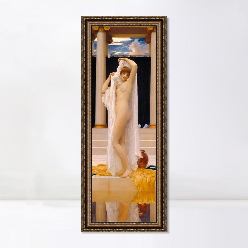 INVIN ART Framed Canvas Art Giclee Print Daedalus And Icarus by Lord Frederick Leighton Wall Art