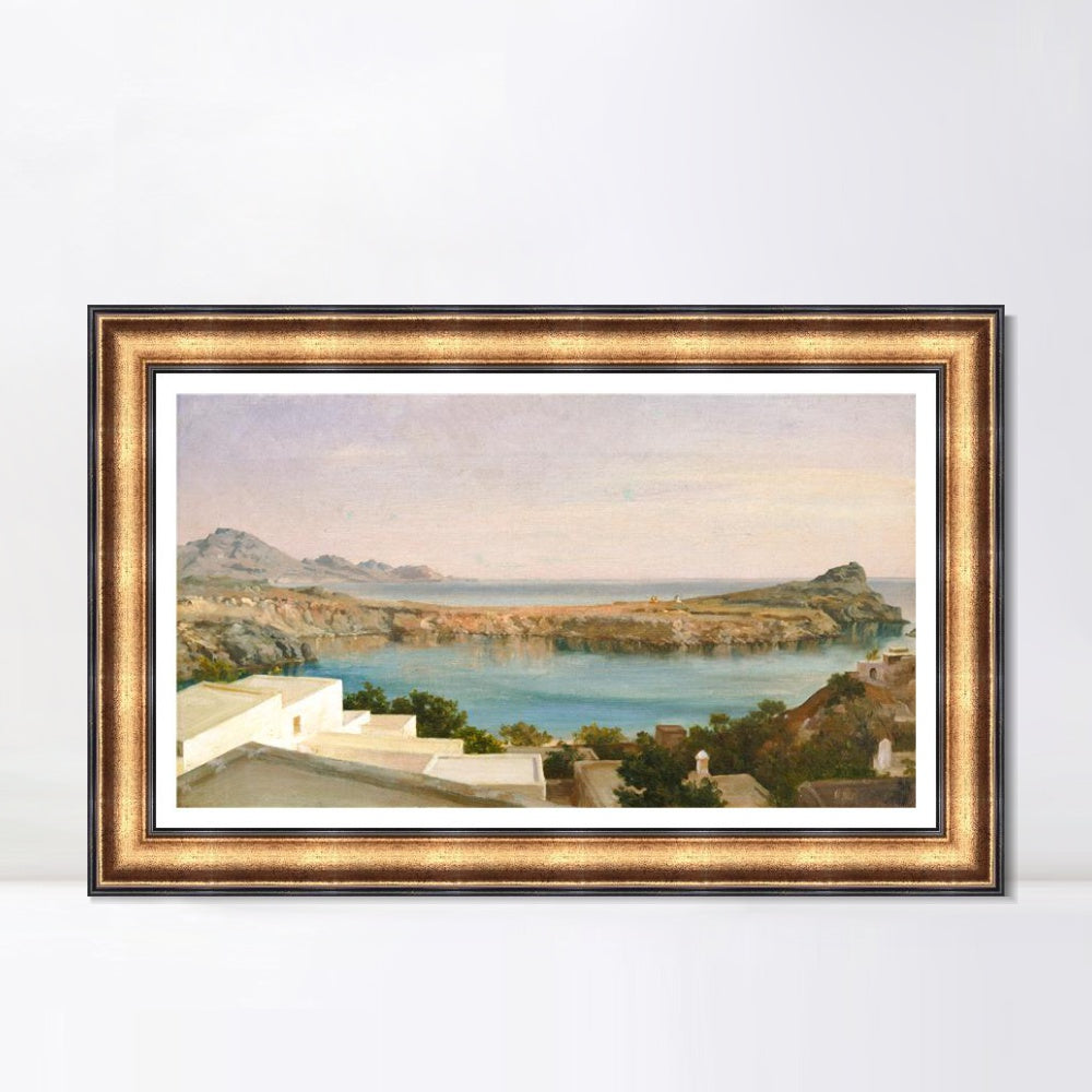 INVIN ART Framed Canvas Art Giclee Print Series#013 by Lord Frederick Leighton Wall Art
