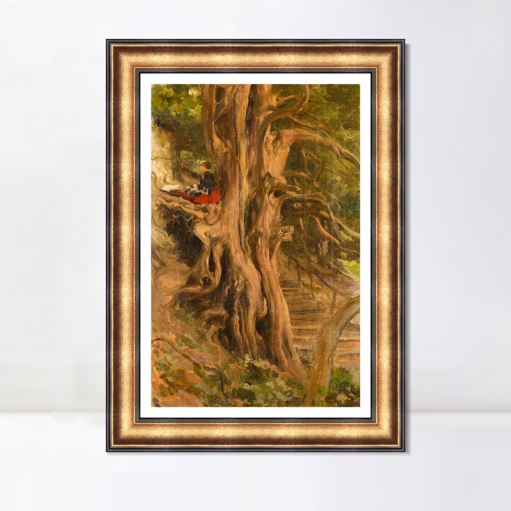 INVIN ART Framed Canvas Art Giclee Print Series#014 by Lord Frederick Leighton Wall Art